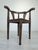 1920s Art Nouveau Corner Oak Armchair with Raffia, 1920s For Sale - Image 5 of 15
