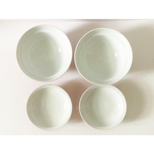 Early 20th Century Asian Rice Bowls With Lids - a Pair | Chairish