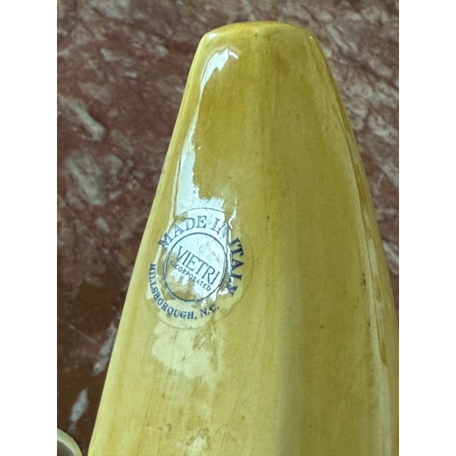 Italian Glazed Ceramic Banana Sculpture (After Warhol) (After Maurizio Cattelan) For Sale - Image 16 of 18