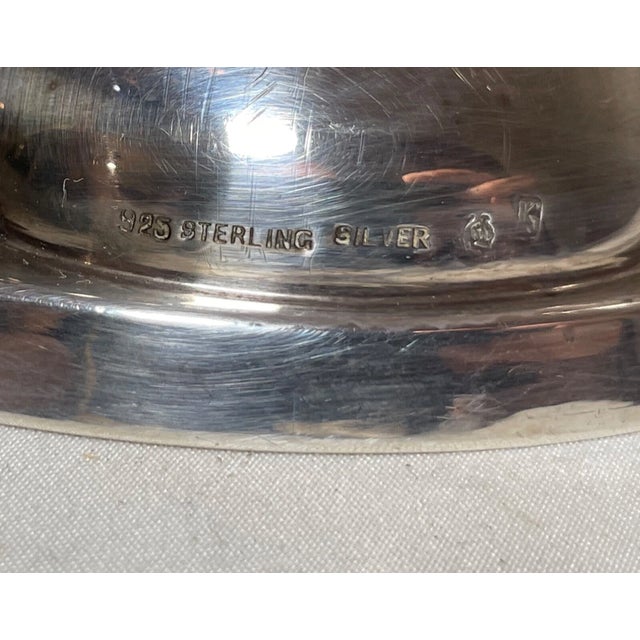 Metal Vintage Sterling Silver German Gayer & Krauss Candle Holder Candelabra Modernist For Sale - Image 7 of 12