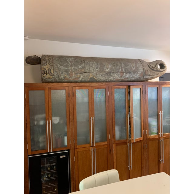 1960s Papua New Guinea Drum Tribal Use For Sale - Image 12 of 12