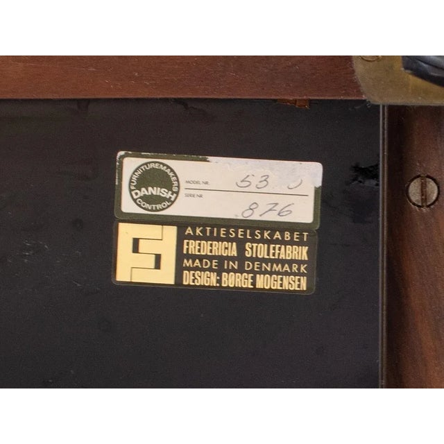 Vintage Tray Table by Børge Mogensen for Fredericia, 1970s For Sale - Image 10 of 10