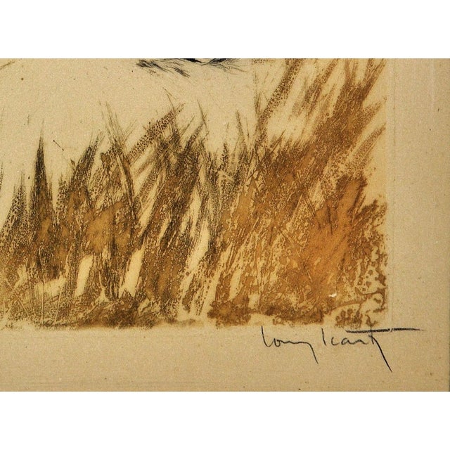 Louis Icart, Scared, Hand Coloured Etching, 1920s, Framed For Sale - Image 10 of 18