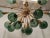 Mid-Century Modern Murano Sputnik Spherical Green Glass and Brass Chandelier, 1990 For Sale - Image 3 of 11