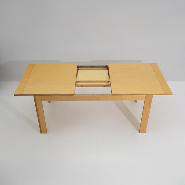 Maple Table with Extendable Top, 1970s For Sale - Image 9 of 15