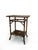 Late 19th Century Antique English Chinoiserie 2-Tier Tiger Bamboo Side Table, 1870 For Sale - Image 5 of 11