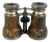 Antique Leather and Brass Binoculars from Le Jockey Club Paris, 1900s For Sale