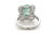 Modern 1960s Carl Bucherer, Emerald and Diamond Ballerina Ring, Size 6 For Sale - Image 3 of 5