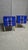 Pair of Blue Glass Bedside Tables Made in Italy Justfurnituress Designer For Sale - Image 4 of 12