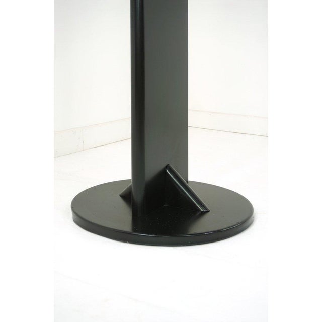 Vintage Swivel Coat Rack in Black Lacquered Wood and Brass, 1960s For Sale - Image 4 of 6