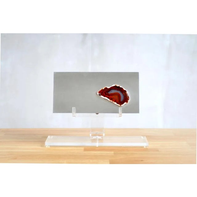 Maria Pergay Large Flat Metal Silver Box by Maria Pergay, France, 1970s For Sale - Image 4 of 10