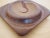 Mid-Century Modern Vintage Hand-Carved Turned Walnut Wood Bowl For Sale - Image 3 of 6