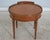 Wood Pair of Henredon Round French Louis XVI Walnut Lamp Tables For Sale - Image 7 of 18