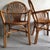 Vintage Bamboo Chair with Arms For Sale - Image 3 of 8