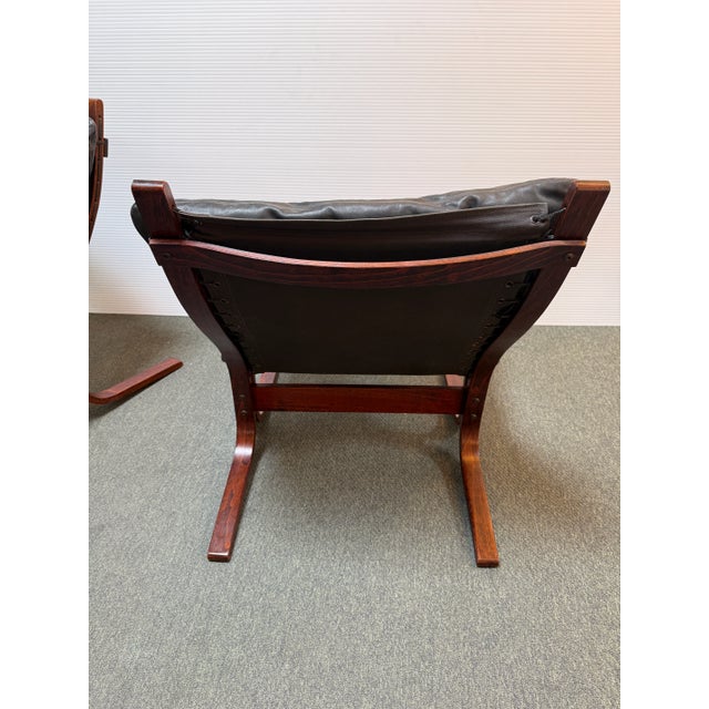 Animal Skin Vintage Ingmar Relling for Westnofa Siesta Lounge Chairs, Pair For Sale - Image 7 of 12