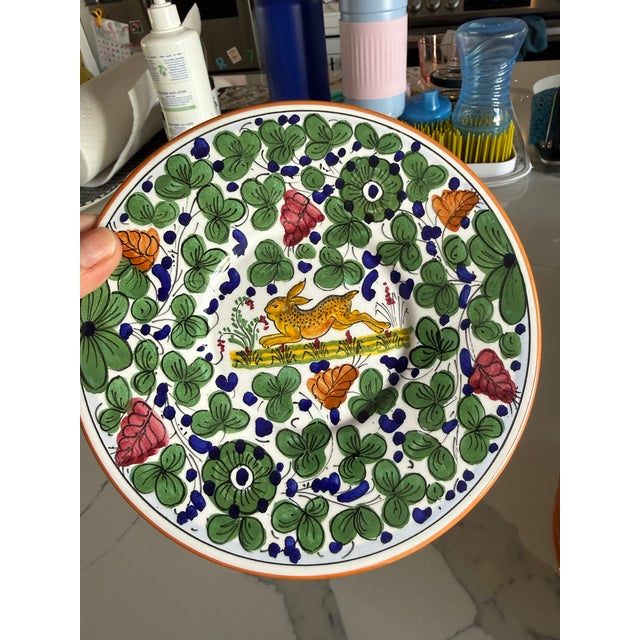 Grazia Deruta Majolica Tea Service, Set of 8 — Hand-Painted in Deruta, Italy For Sale In New York - Image 6 of 8