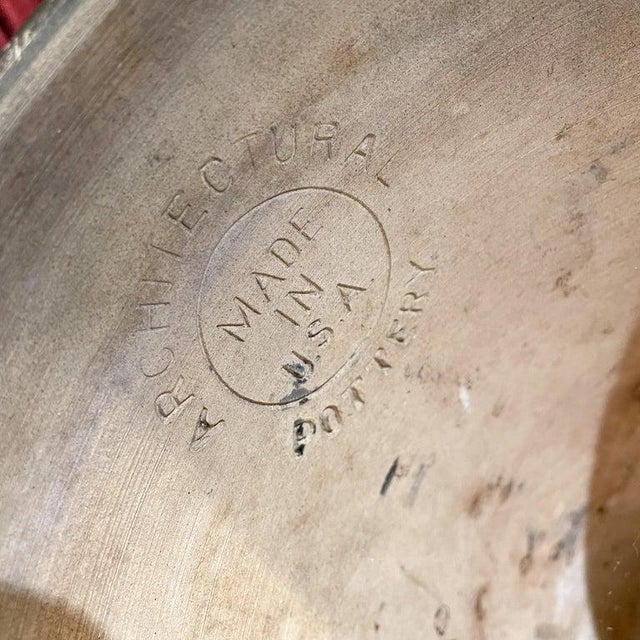 Ceramic 1960s Lagardo Tackett Hourglass Planter Architectural Pottery Ca For Sale - Image 7 of 8