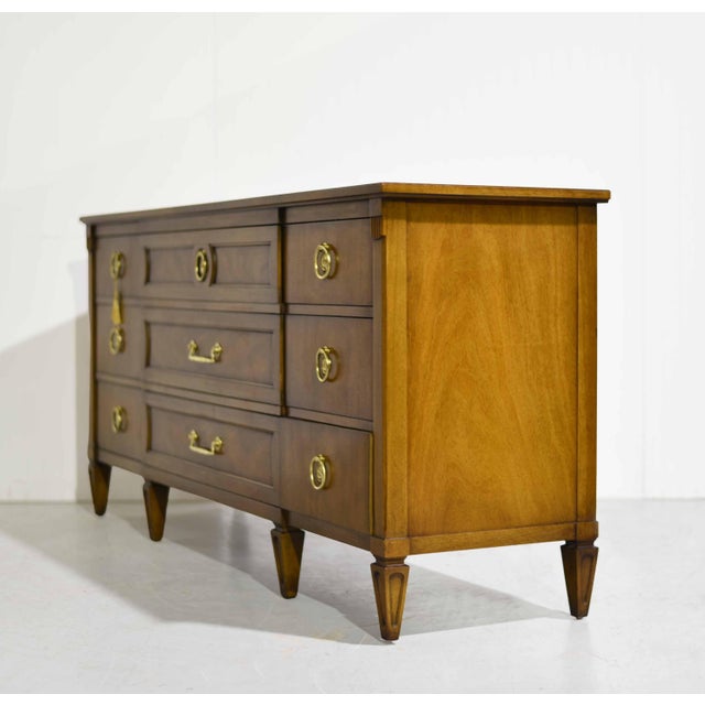 Mid Century Transitional Dresser or Sideboard by Henredon Furniture For Sale In Chicago - Image 6 of 14