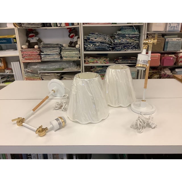 Serena & Lily Serena & Lily Larkspur Task Sconces - a Pair For Sale - Image 4 of 7