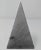 Organic Modern Italian Gray Alabaster Pyramid Decorative Sculpture Point For Sale - Image 4 of 13