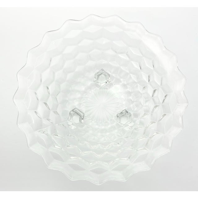 1960s Fostoria “American” Glass Dinnerware Serving Hostess Set - 6 pcs For Sale - Image 9 of 12