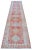 Red Turkish Hand-Knotted Runner Rug Hallway Decor For Sale - Image 8 of 12