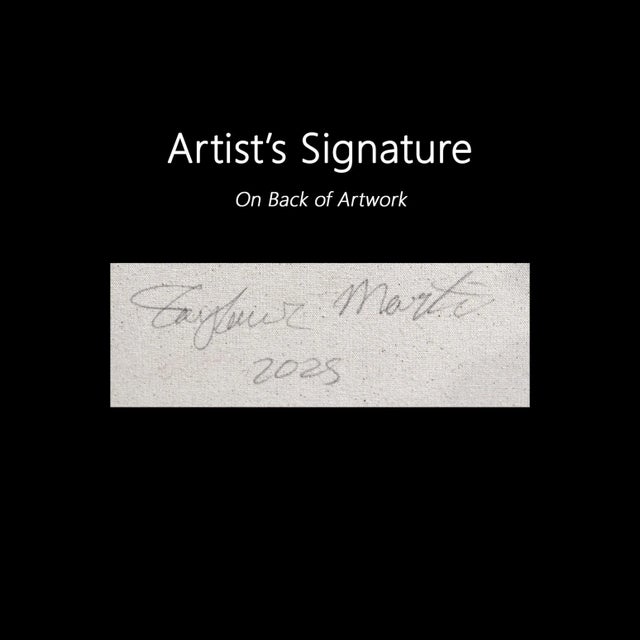 Call It Easy - Large Contemporary Abstract Textural Painting on Canvas Original Artwork by Taylour Martin For Sale - Image 9 of 9