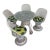 Mid-Century 5 Piece Spun Fiberglass Table and Chairs For Sale