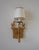Julie Neill Gilt Metal Wreath Sconce For Sale - Image 4 of 11