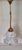 Vintage Brass Pendant with Grey Marbled White Glass Shade, 1970s For Sale - Image 4 of 7