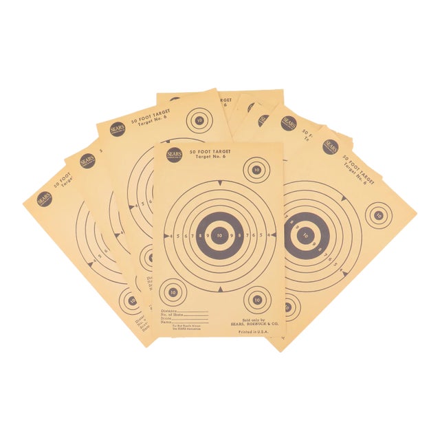 Sears Paper Target Collection, Set of 22 For Sale