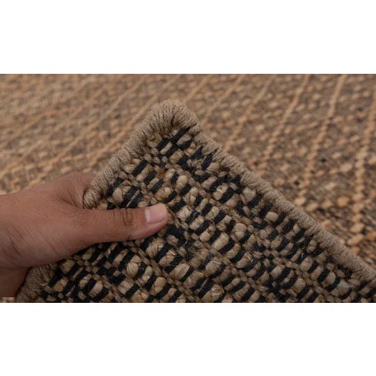 Jute Boho Hand Woven High Nordic Scandinavian 5x7 For Sale - Image 6 of 11