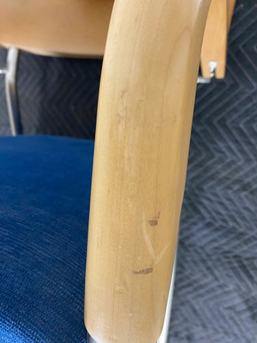 Vintage Bernhardt Bar Stools With Wood Arms and Back Set of