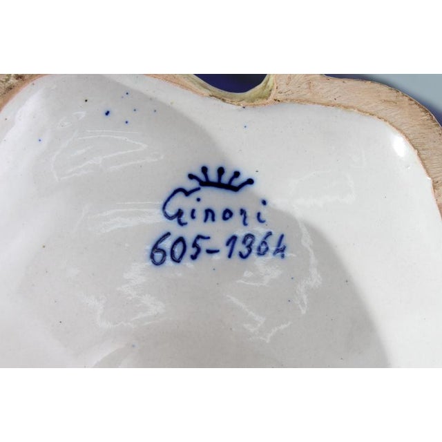 Hand-Decorated Porcelain Cake Stand from Ginori, Italy, 1800s For Sale - Image 9 of 14