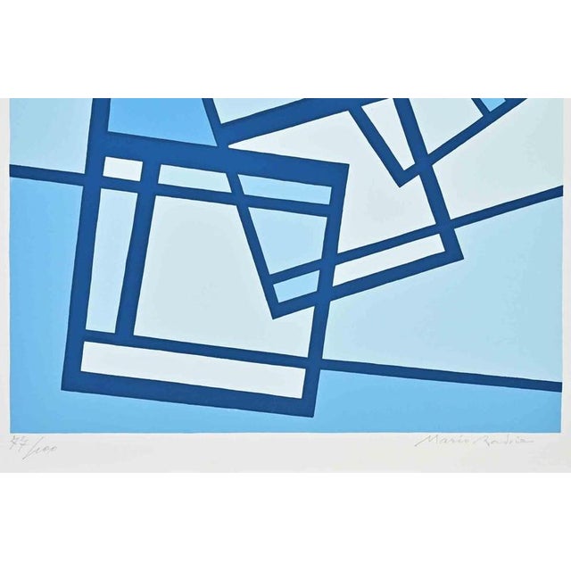 Screen print on paper, realized by the Italian artist and pioneer of Abstract art Mario Radice (1898-1987), published in...