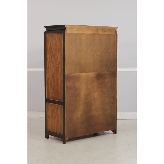 Century Chinoiserie Style Burlwood Armoire For Sale - Image 12 of 13