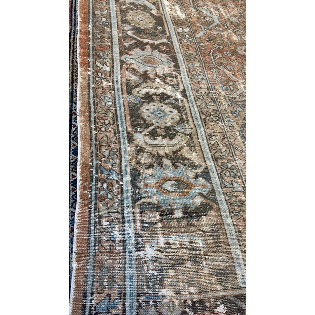 Antique Mahal Carpet For Sale In Los Angeles - Image 6 of 14