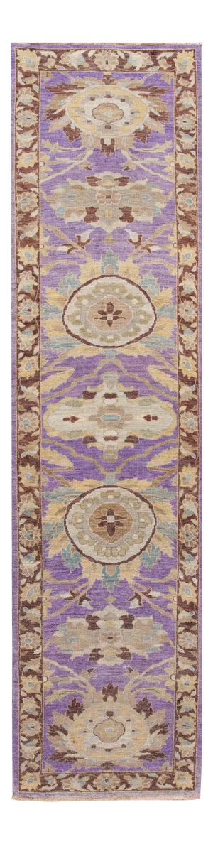 21st Century Modern Sultanabad Wool Runner Rug