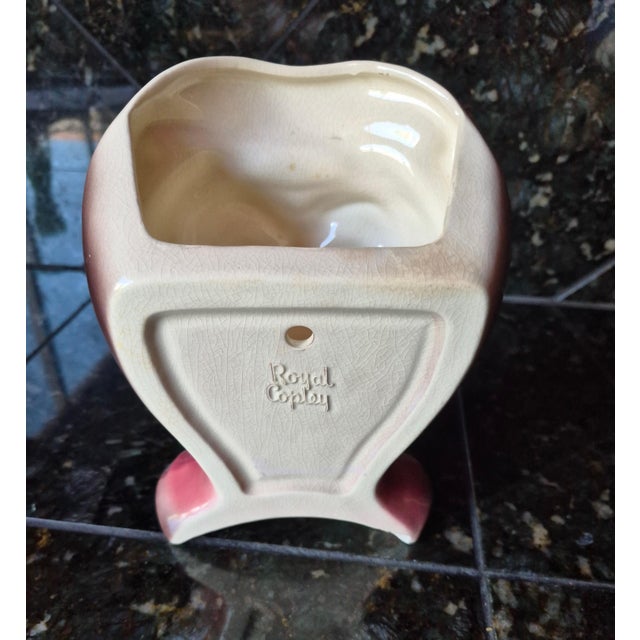 Mid 20th Century Royal Copley Colonial Old Man Ceramic Wall Pocket Planter - 8" (Jg) For Sale In Palm Springs - Image 6 of 9