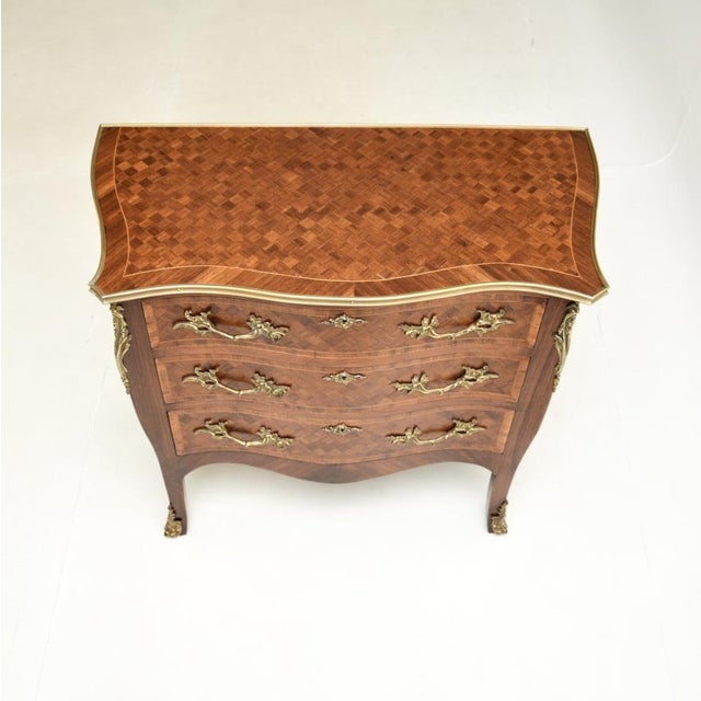 Wood French Louis XV Commode, 1910s For Sale - Image 7 of 12