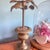 Brass palm tree candlestick // brass palm tree in urn // single candleholder // Vintage Hollywood Regency Decor For Sale In Kansas City - Image 6 of 12