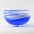 Mid-Century Modern Blue and White Studio Glass Bowl by Maibritt Jönsson & Pete Hunner for Baltic Sea Glass, 1989 For Sale - Image 3 of 9