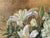 Nancy Paris Pruden "Golden Wedding" Contemporary Gold Leaf Naturalistic Floral Still Life Painting, 2020s For Sale - Image 11 of 12