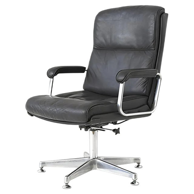 German Conference Chair with Tilting Mechanism from Drabert, 1970s For Sale