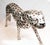 Black Art Deco Silver Plate and Bronze Cheetah Cat in Statue, 1980s For Sale - Image 8 of 16