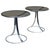 Gardner Leaver Pair of Gardner Leaver for Steelcase Stainless Side Tables For Sale - Image 4 of 4