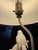Paul Hanson Vintage Blanc De Chine Porcelain Figural Bird Table Lamp With Shade For Sale - Image 4 of 12
