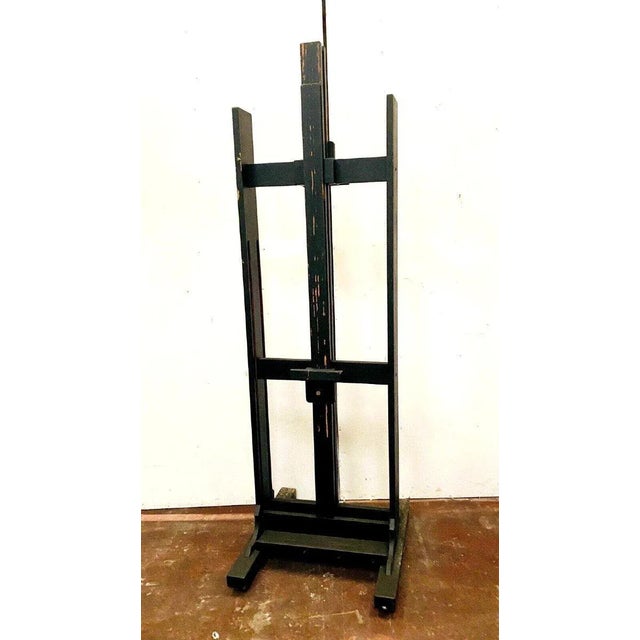 Blackened Wood Double-Sided Painting Easel For Sale - Image 5 of 5