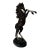 Bronze Rearing Horse Sculpture, 25” H – Prancing Stallion on Marble Base For Sale