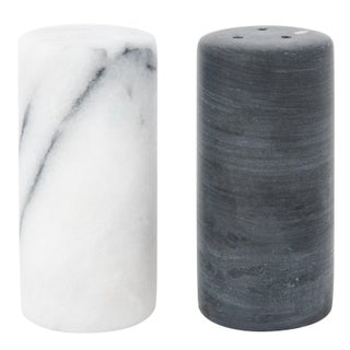 Marble Salt and Pepper Shaker Set For Sale